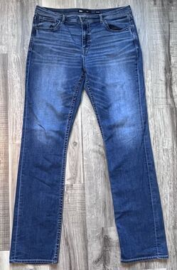 BKE Tyler Jeans Straight Leg Relaxed Fit Mens 38x38 Stretch Medium Denim